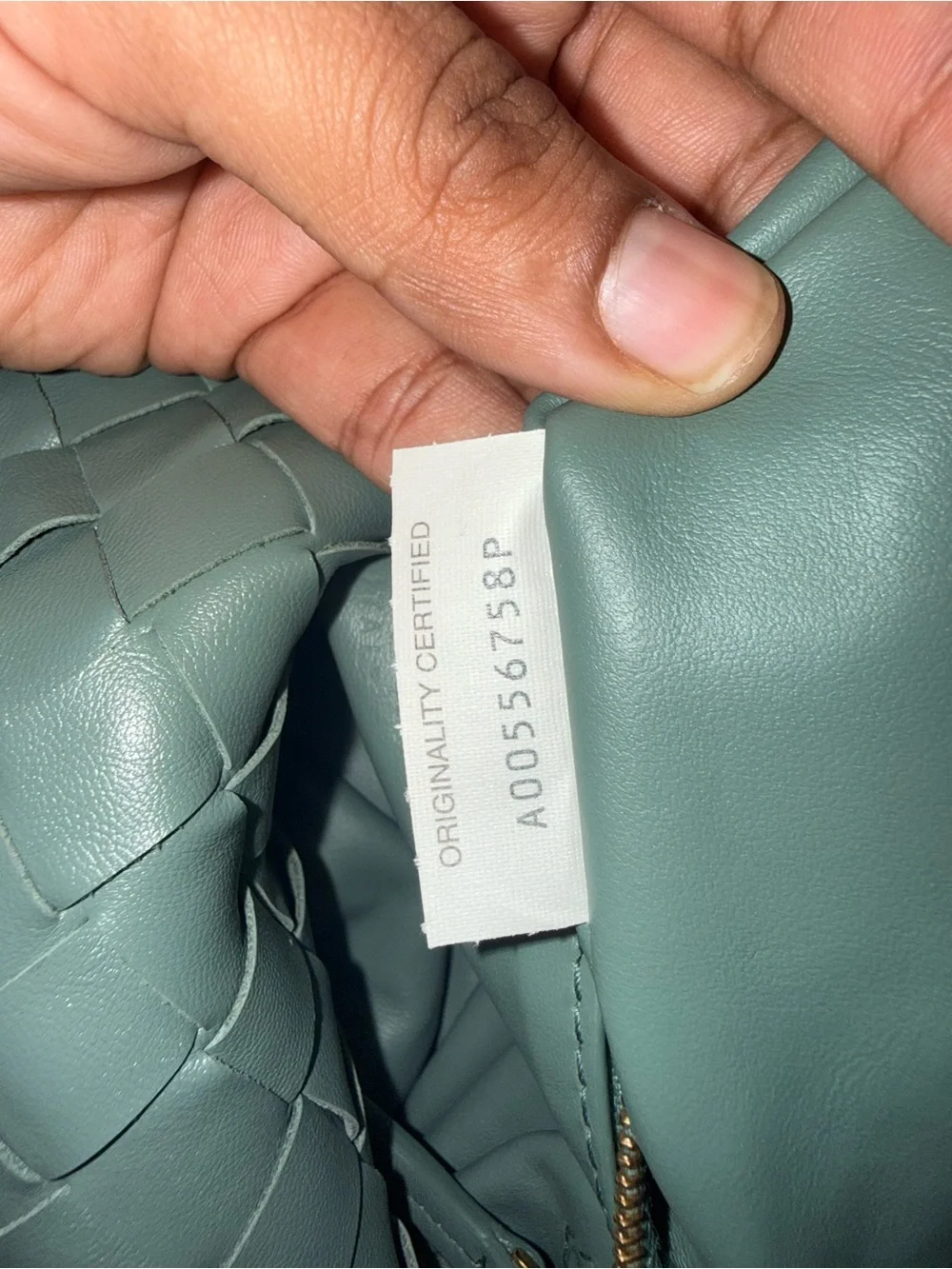 Bottega Veneta sage green